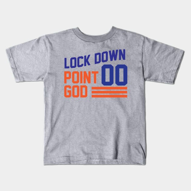 Lock Down Point Guard Kids T-Shirt by badlymerch